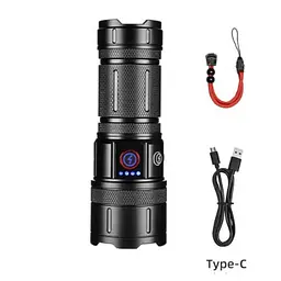 Ліхтар Coba CB-B53-TG АКБ 38650 Power bank індикація заряду ЗП Type-C zoom - мініатюра 2