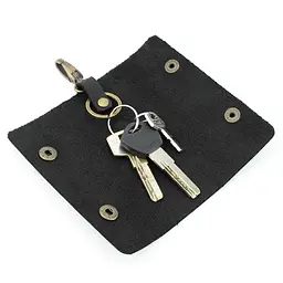 Подарунковий набір чоловічий в коробці Handycover №43 (чорний) ключниця, обкладинка ID паспорт - мініатюра 9