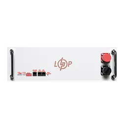 Акумулятор LP LiFePO4 51,2V - 100 Ah (5120Wh) (BMS SP 100A/50А) RM RS485/CAN LCD WH