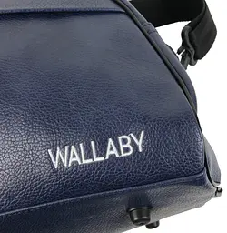 Сумка спортивна для фітнесу Wallaby зі штучної шкіри 16 л 44×23×19 см Синя - мініатюра 8