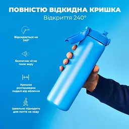 Пляшка для води металева вакуумна ION8 920 мл Vacuum Insulated Blue (I8TS1000BLU) - мініатюра 4