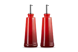 Набір із 2 пляшок для оцту та олії Le Creuset Oil & Vinegar Set 14 x 6 см Cerise