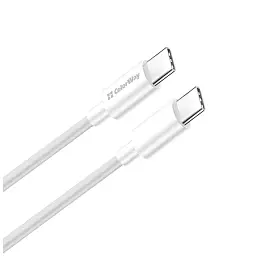 Дата кабель USB-C to USB-C 2.0m 3A 65W white ColorWay (CW-CBPDCC056-WT) - мініатюра 3
