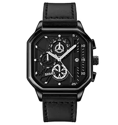 Чоловічий наручний годинник 1963BK Black Skmei acs0030462 - мініатюра 5