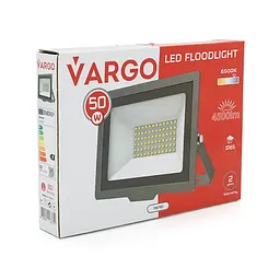 Прожектор VG-50, 50W, IP65, 4500Lm, 6500K, 215*240*30mm, Q20 - мініатюра 2
