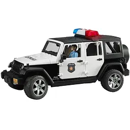 Поліцейський джип Bruder Wrangler Unlimited Rubicon із фігуркою поліцейського, 1:16 (02526) - мініатюра 3