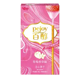 Бісквітні палички Pejoy Vanilla Strawberry 48 г