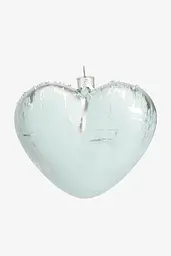 Новорічна куля Серце Dashuri 18190399 10 см Сріблясто-синій (NY) shop (2000990823779)