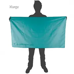 Рушник Lifeventure Recycled Soft Fibre Trek XL Світло-блакитний - мініатюра 3