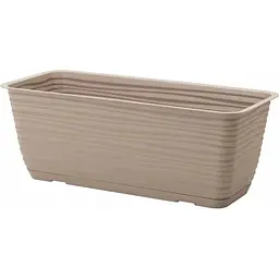 Горщик балконний Form-Plastic Sahara-40 з підставкою 5.7 л бежевий (3180-051)