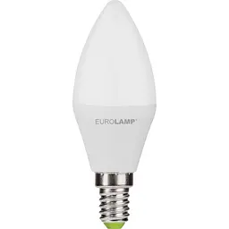 Світлодіодна лампа Eurolamp LED Ecological Series, CL 8W, E14 4000K (50) (LED-CL-08144(P)) - мініатюра 2