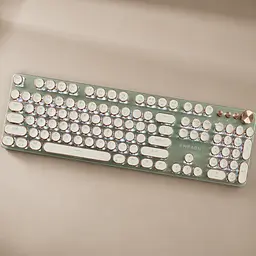 Механічна клавіатура Typewriter Mechanical Keyboard / Клавіатура з яскравим підсвічуванням / Клавіатура з підсвічуванням