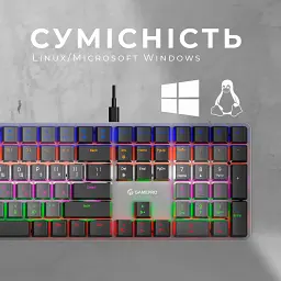 Клавіатура GamePro MK145R Red Switch Dark Gray [121475] - мініатюра 4