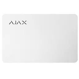 Безконтактна картка Ajax Pass білий (10шт) (23500.89.WH)
