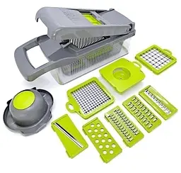 Багатофункціональна овочерізка з контейнером 14 в 1 — Veggie Slicer