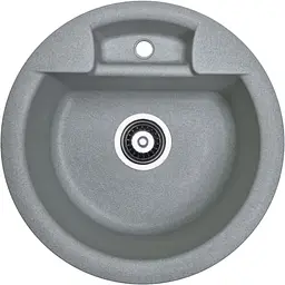 Кухонна мийка Adamant Fine Ø470x190 сірий 187223, Сірий
