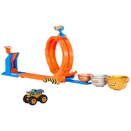 Ігровий набір Hot Wheels Monster Trucks Петлі та трюки (JBX64) - мініатюра 2
