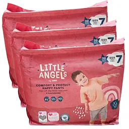Підгузки-трусики Little Angels Comfort & Protect 7 (17+ кг), 90 шт