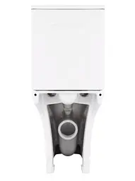 Унітаз підлоговий Qtap Presto Quadro Rimless з сидінням Slim Duroplast/ Soft-close/ Quick Release QT24221215AW - мініатюра 6