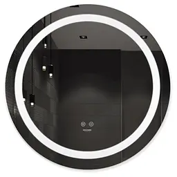 Дзеркало Kroner KRM Spiegel R2 - 6060 з LED-підсвічуванням та антизапітнінням (CV030042) - мініатюра 1