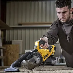 DeWALT Пилосос акумуляторний 18B XR Li-lon D318мм контейнер 0.л 217л/с 1.5кг без АКБ і ЗП - мініатюра 3