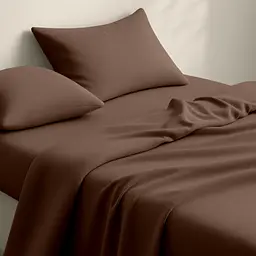 Комплект постільної білизни Cosas Latte CS1 Євро фланель бронза (Flannel_27Latte_El180x30-27Latte_200) - мініатюра 2