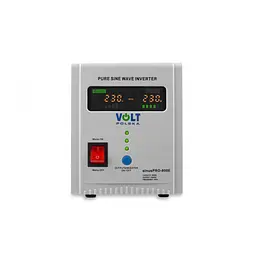ДБЖ Перетворювач напруги Volt Polska Sinus PRO 800 E 12/230V (500/800W) - мініатюра 2