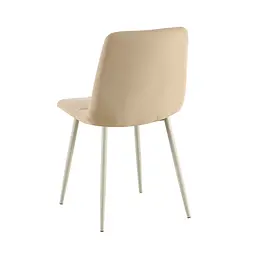 Стілець TED Grey Beige Velvet - мініатюра 2