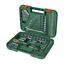 Набір інструментів Bosch CrV 1/2", 1/4", 132 шт. (1.600.A02.Z9B)