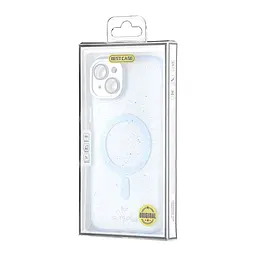 Чохол Splatter with MagSafe Protected Camera iPhone 15 Plus Light Blue - мініатюра 2