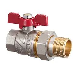 Кран з американкою кульовий Zegor FA13 прямий 1" PN40 30412