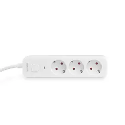 Мережевий подовжувач VIDEX ONCORD з/з 3п 3м (3x1.5мм) з кнопкою White VIDEX (27685-000) - мініатюра 4