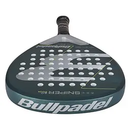 Ракетка для падел тенісу BULLPADEL SNIPER 2.0 POWER LIGHT BLUE 2026 - мініатюра 4