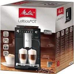 Автоматична кавоварка Melitta Latticia OT frosted black F30/0-100 - мініатюра 6