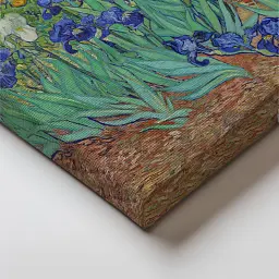 Інтер'єрна картина Іриси, Вінсент ван Гог, Irises, Vincent van Gogh, інтер'єрний декор, 60×76 см (id6820) - мініатюра 3