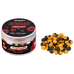 Бойли Brain Enthusiast Pop-Up Citrus Pepper Twist (Апельсин-Чорний перець) 8mm 15g