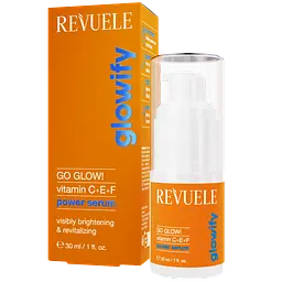 Сироватка для обличчя Go Glow! Vitamin C+E+F Revuele 30 мл
