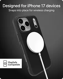 Оригінальний протиударний чохол для iPhone 17 Pro ZAGG Gear4 Sedona MagSafe KS Black з підставкою - мініатюра 4