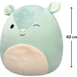 М'яка іграшка Squishmallows Броненосець Арілла 40 см сіра (SQCR07048) - мініатюра 6
