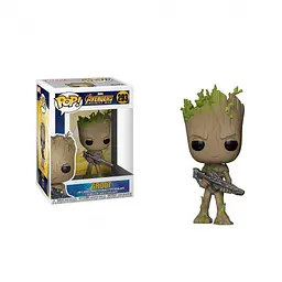 Колекційна фігурка FUNKO POP! cерии Війна нескінченності - Грута з бластером - мініатюра 2