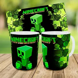 Набір дитячий Майнкрафт Кріпер «Minecraft» рюкзак 36х27см сумка-бананка, кружка з принтом для хлопчика (01661) - мініатюра 9