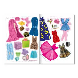 Видання для дозвілля книга з наліпками Dress Up Stylish girls LS-03-03 Різнокольоровий shop (9786178475574) - мініатюра 3