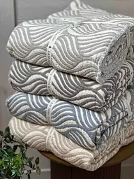 Плед двосторонній мусліновий євро L&M Home Textiles 20290 200х220 см сірий - мініатюра 3