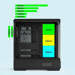 Корпус Zalman P50 DS Black (P50DSBLACK) Без БП - мініатюра 14