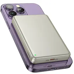 Портативний ЗП Power Bank Hoco Q26A Joy PD20W з БЗП 10000 mAh Titanium gold - мініатюра 2
