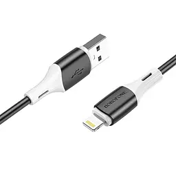 Дата кабель Borofone BX79 USB to Lightning (1m) Чорний - мініатюра 2