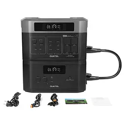 Комплект зарядна станція Oukitel BP2000E 2200Вт з додатковим акумулятором B2000E 4096 Wh - мініатюра 2