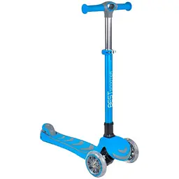 Самокат дитячий Best Scooter складаний 24х58 см Сіро-блакитний 000254969