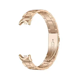 Комплект ремінці Tamister для фітнес-браслета Xiaomi Mi Band 8 та 9 Bead design Black-Rose gold - мініатюра 5