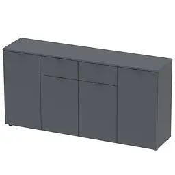 Комод Doros Рон 7 Графіт 4 фасади 2 шухляди 160х38х81 (44900236) - мініатюра 6